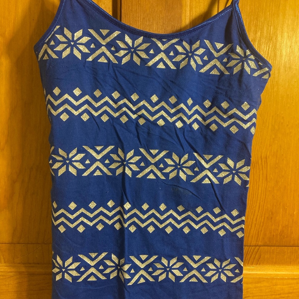 Aeropostale Royal Blue Tee with Yellow Logo